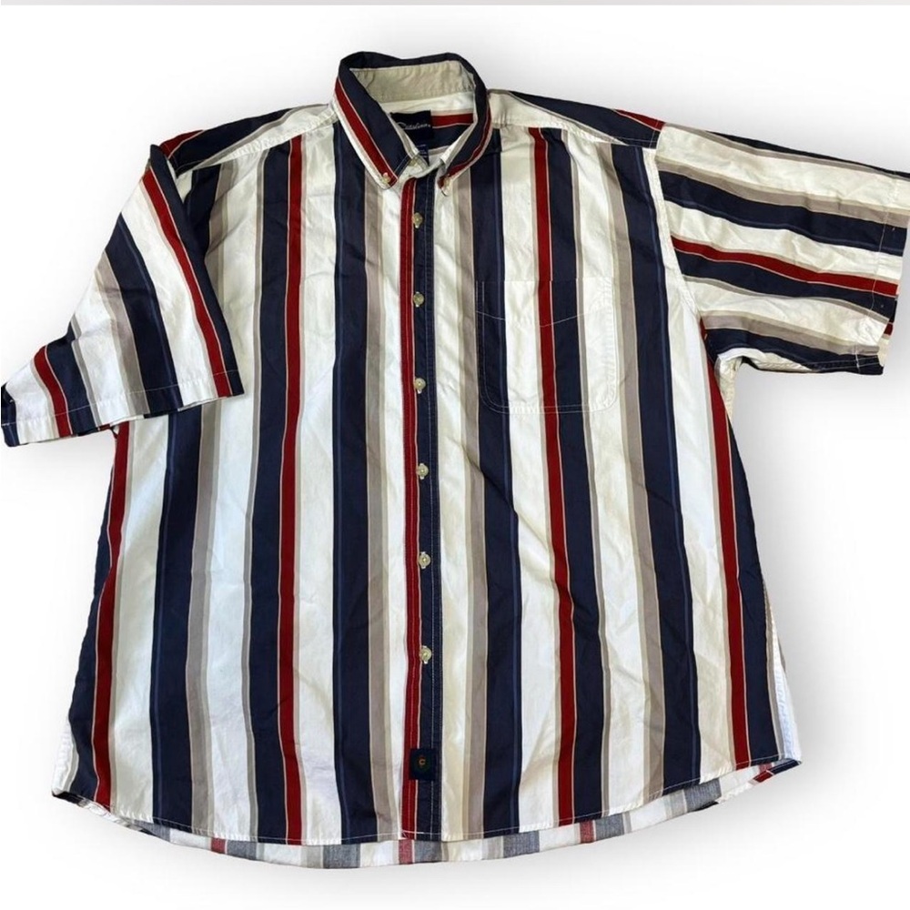⭐️3/$12⭐️ Catalina Men's Casual Striped Shirt - Blue, Red, White